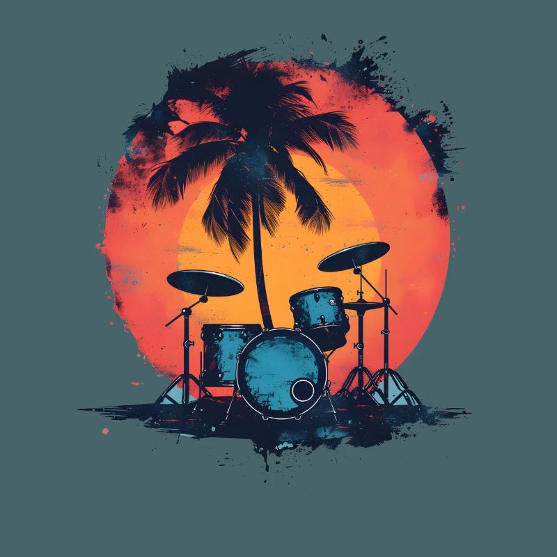 Drumkit Zeichnung