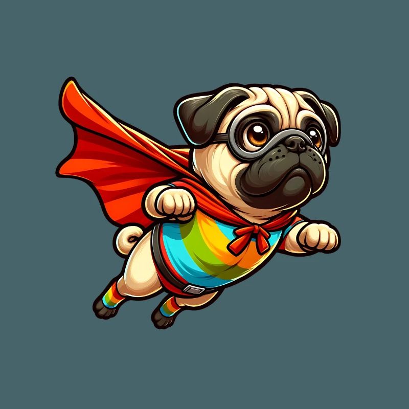 Superhelden-Mops