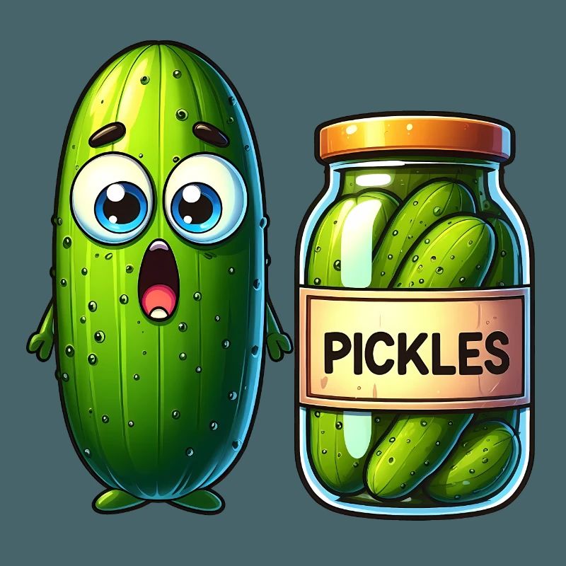 La situation difficile des cornichons au concombre : choqué et choqué !