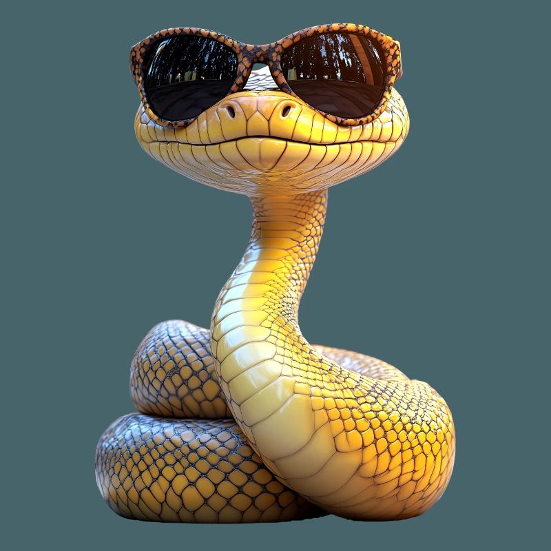 Serpent Python Cobra Mamba Serpent à sonnettes Serpent