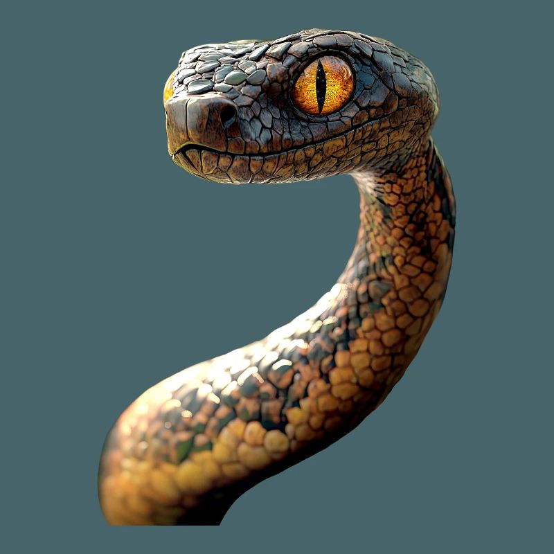 Serpent Python Cobra Mamba Serpent à sonnettes Serpent