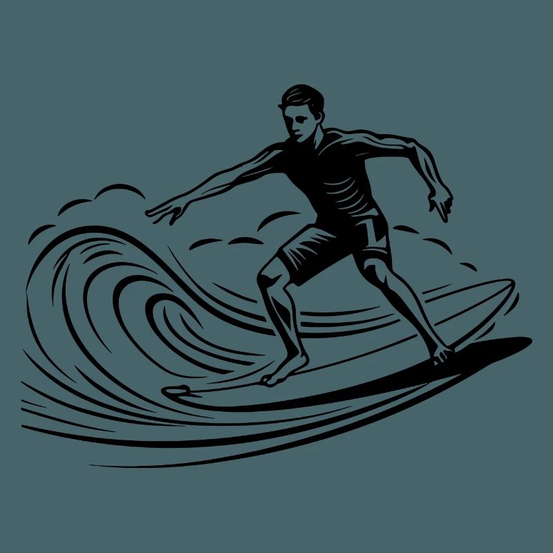 Surfer Junge