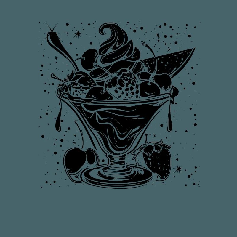 Eiscreme Eisbecher