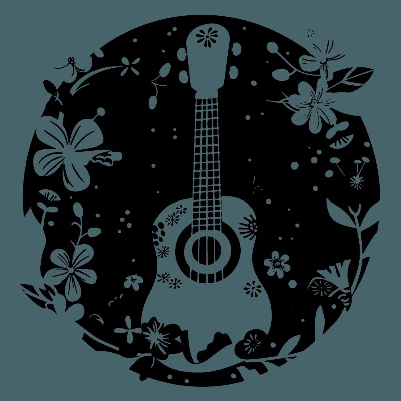 Ukulele Comic-Stil