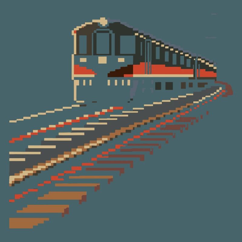 Eisenbahn Pixel