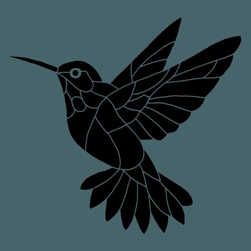 Schwarzer Kolibri
