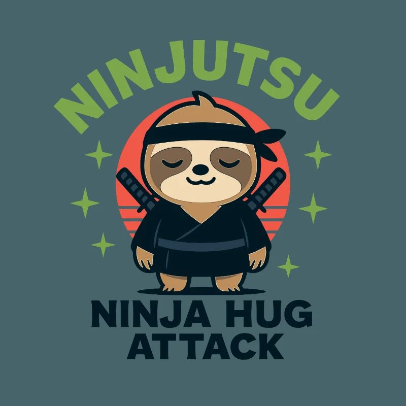 Ninja Cuddle Sloth HugAttack