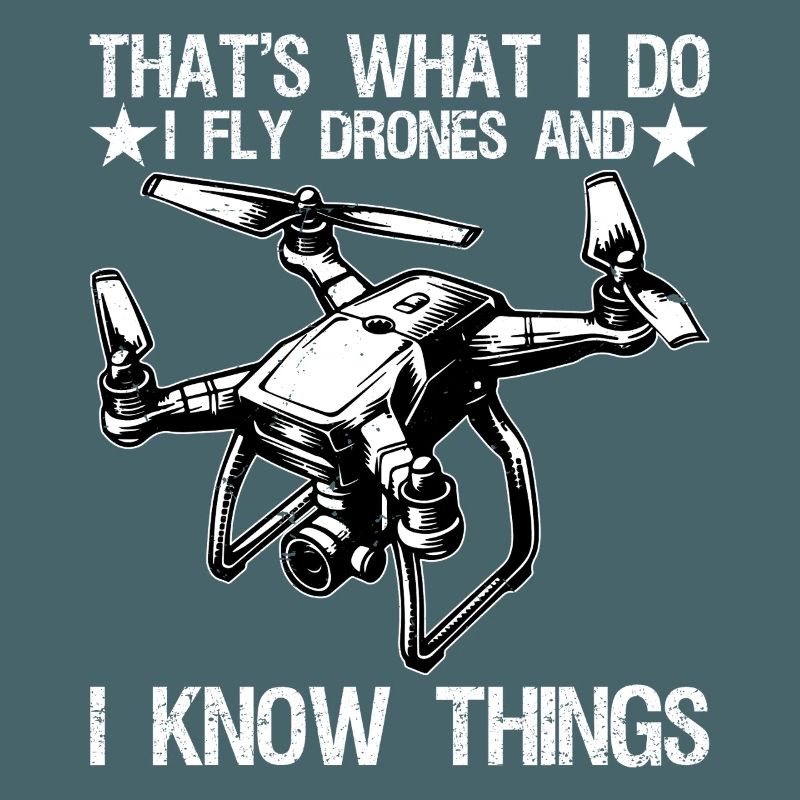 I Fly Drones And I Know Things Funny Drone Pilot 
