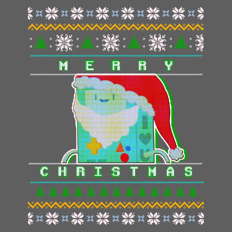Joyeux Noël Pixel Santa « Pull de Noël moche »