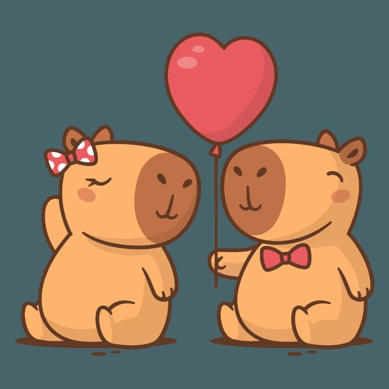 Capybara-Paar