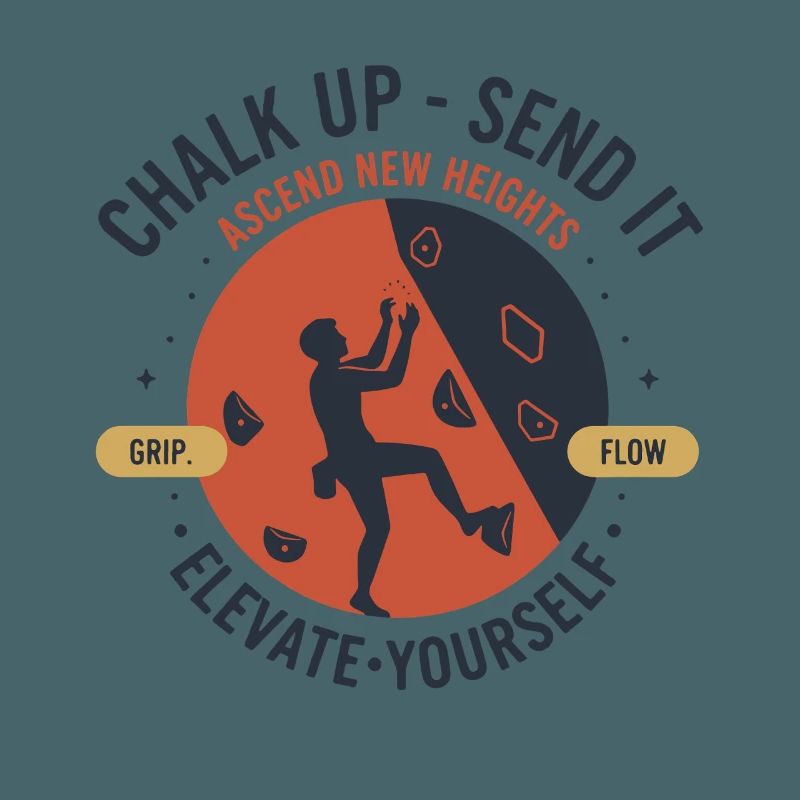 Chalk Up Send It Elevate Yourself