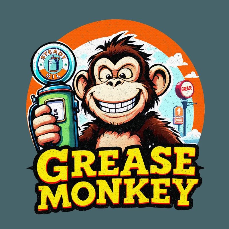 GreaseMonkey Retro-Kraftstoffpumpe