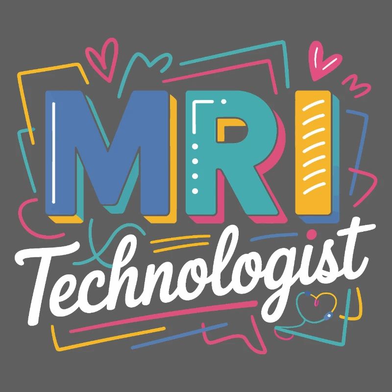 Explosion des couleurs du technologue IRM