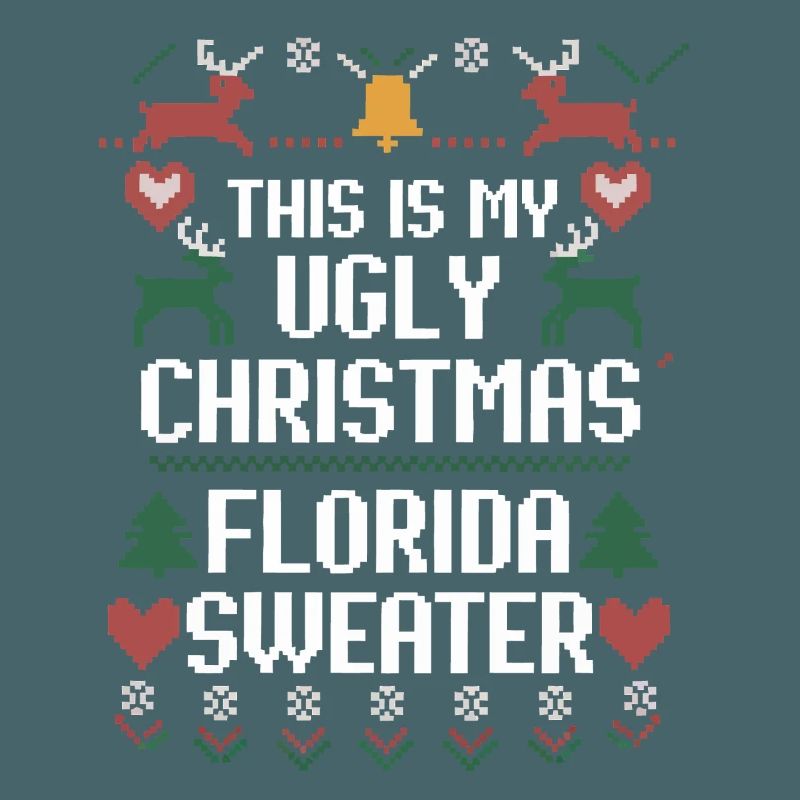 Pull de Noël laid de Floride