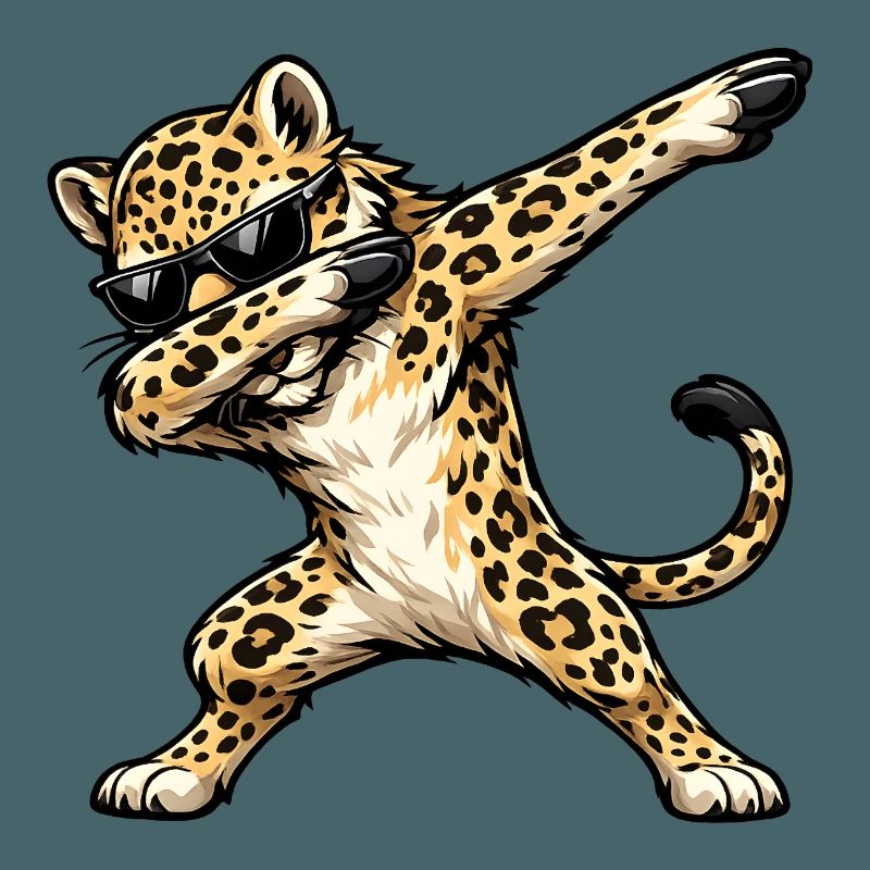 Dabbing Leopard