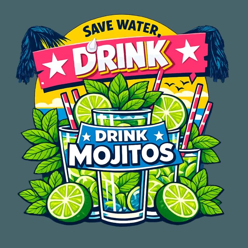 Spar das Wasser, trink Mojitos