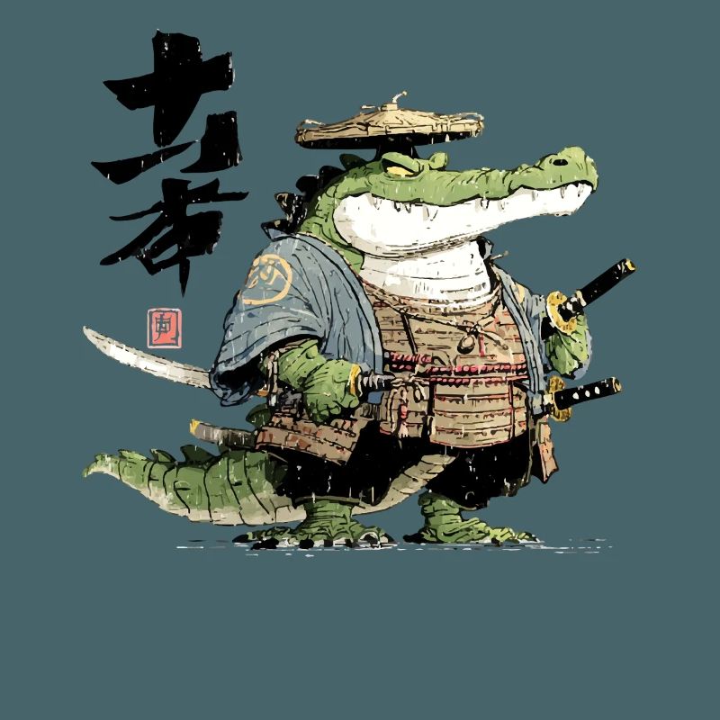Alligator-Samurai-Duellant