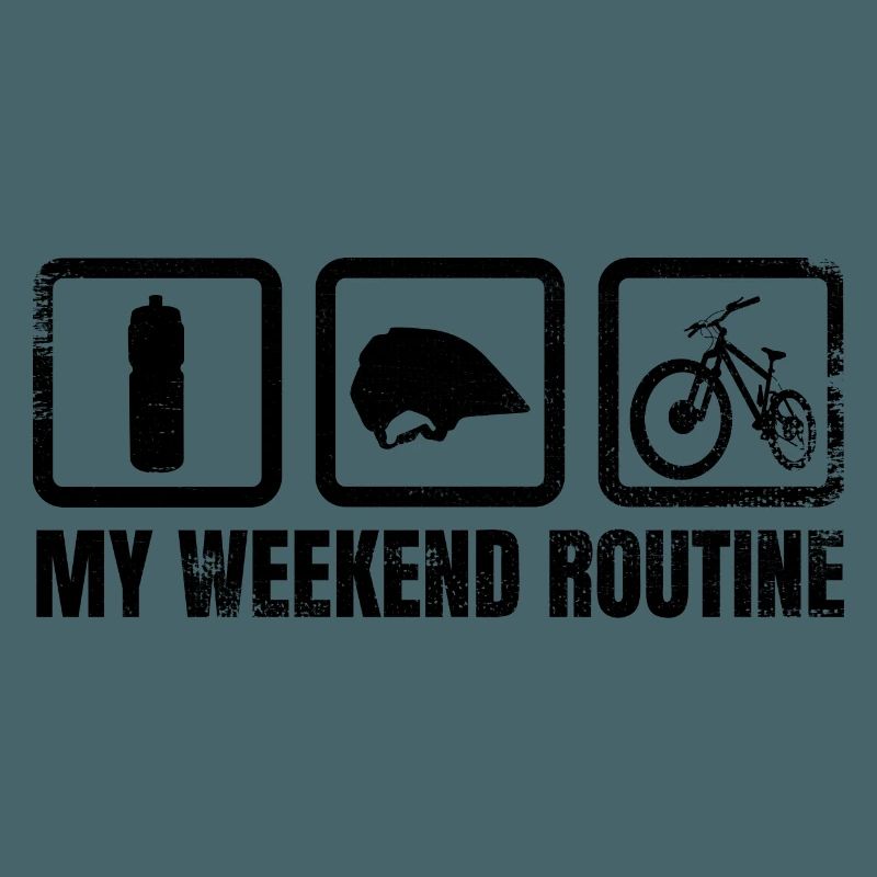 Mountainbiker Wochenende