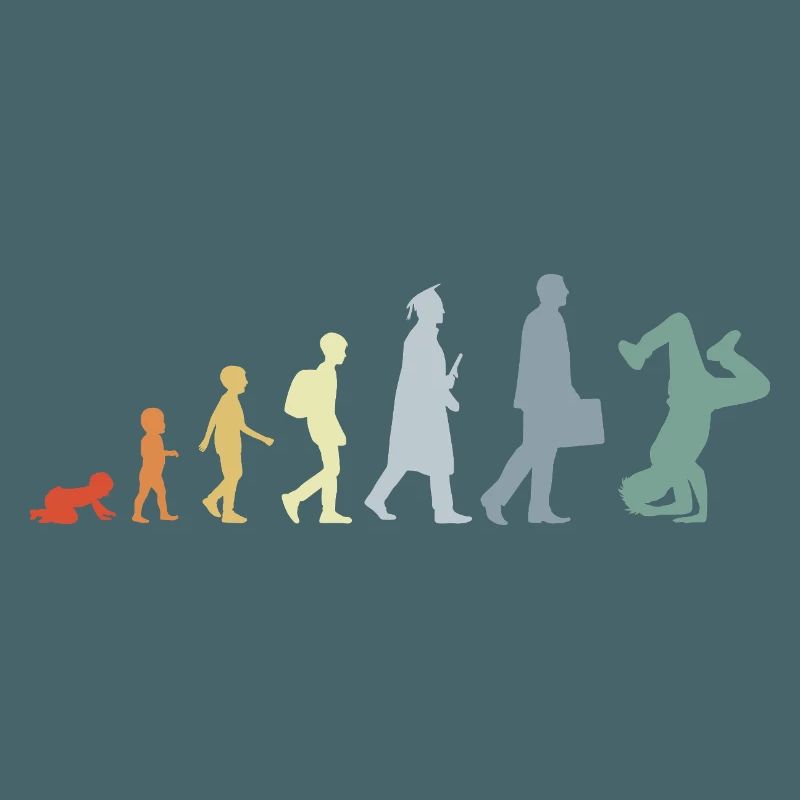Vintage Breakdancer Evolution