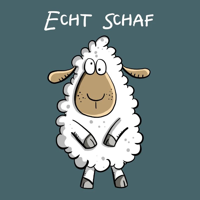 Echt Schaf I Cooles Schäfchen Comic Geschenk Fun