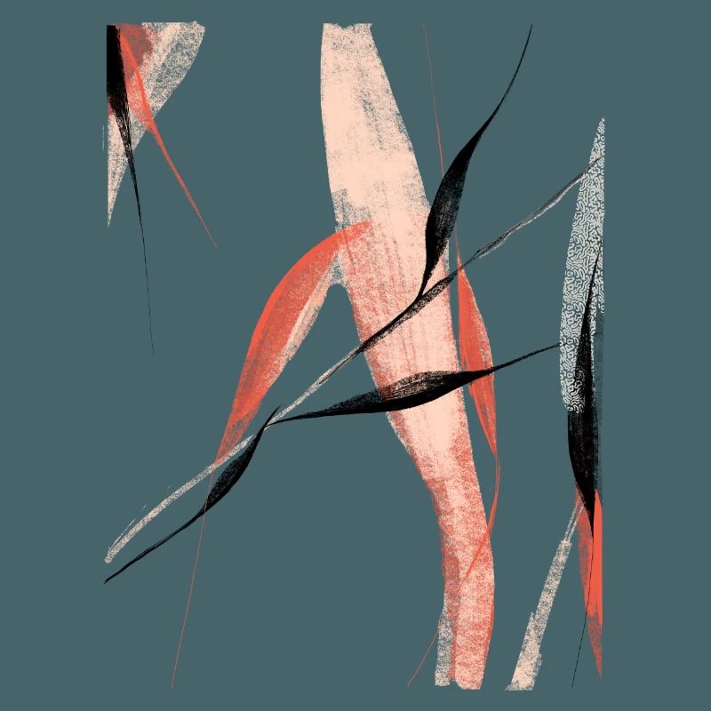 Abstract willow branches