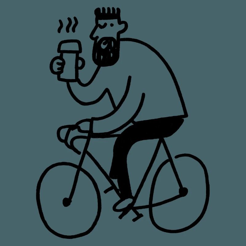 Hipster Biker