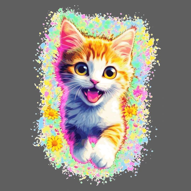 Chaton heureux 🌼🌸