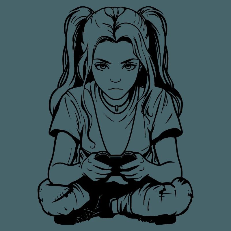 Gamer Mädchen
