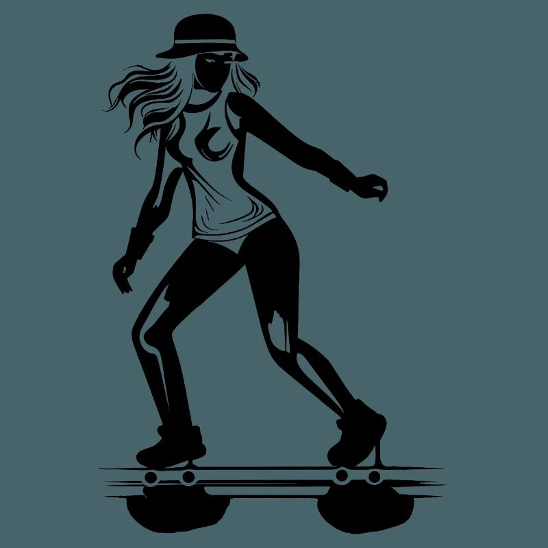 Rollschuh Mädchen