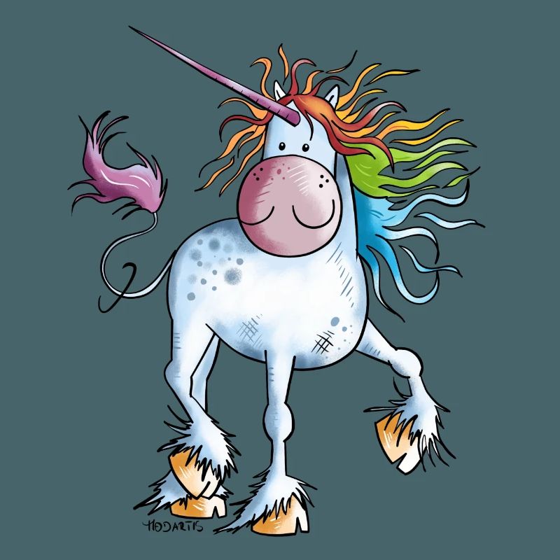 Regenbogen Einhorn