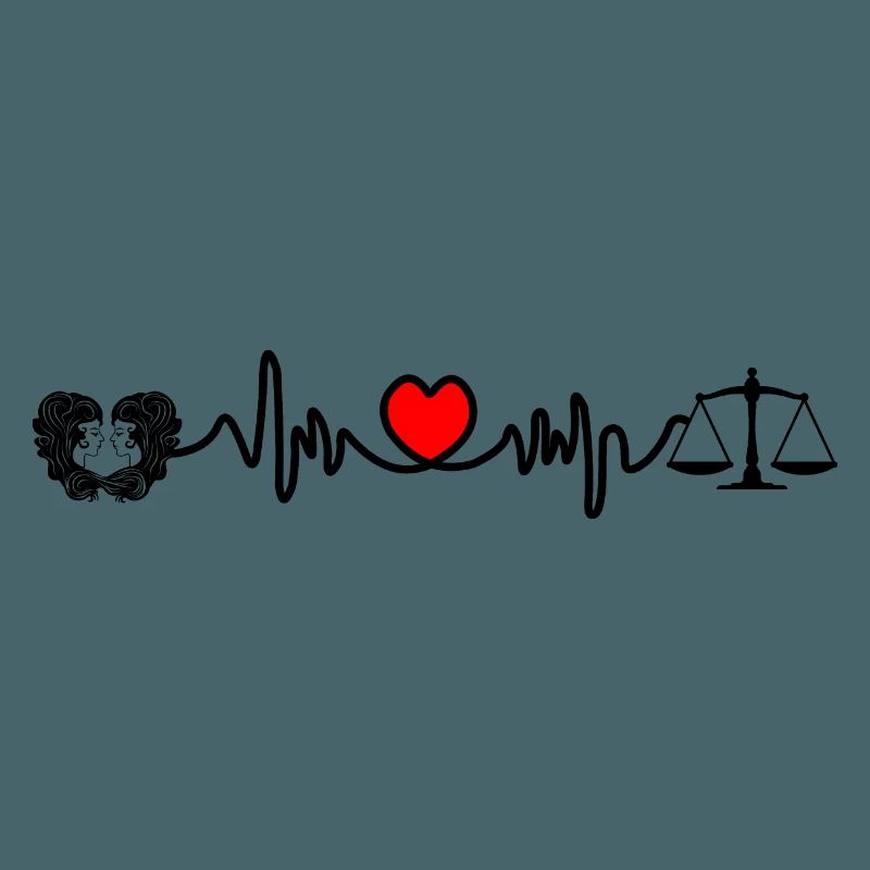 Herzfrequenz-Cardio-Zwillingswaage