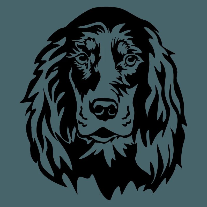 Gordon Setter Kopf