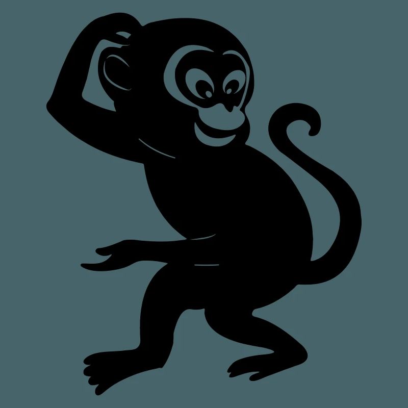 Affenschattenfigur
