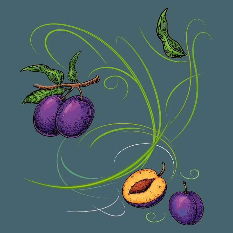 Pflaumen, Obst