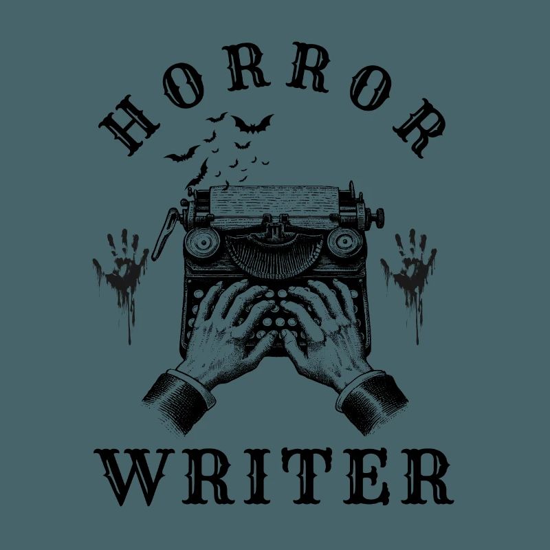 Horror Writer Literature Writing Typewriter