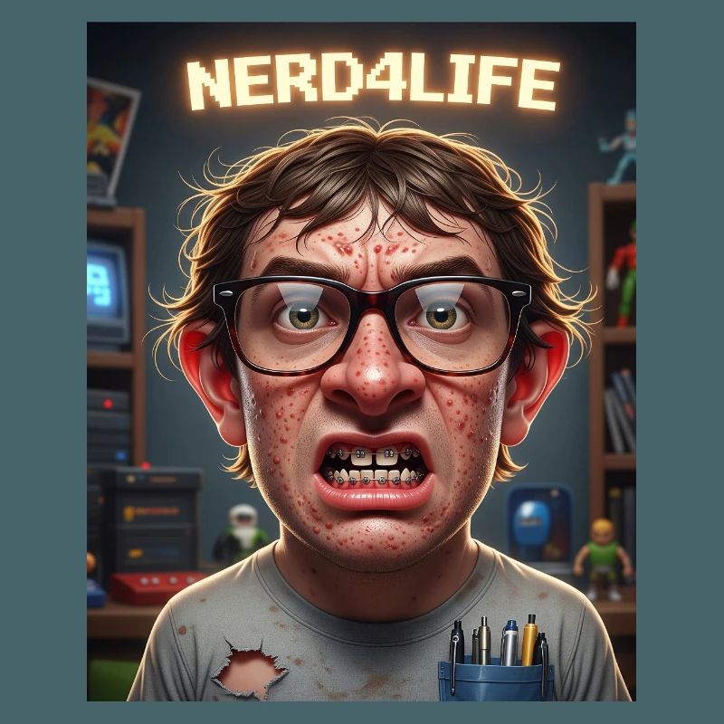 Nerd4Life Impression de style pixel