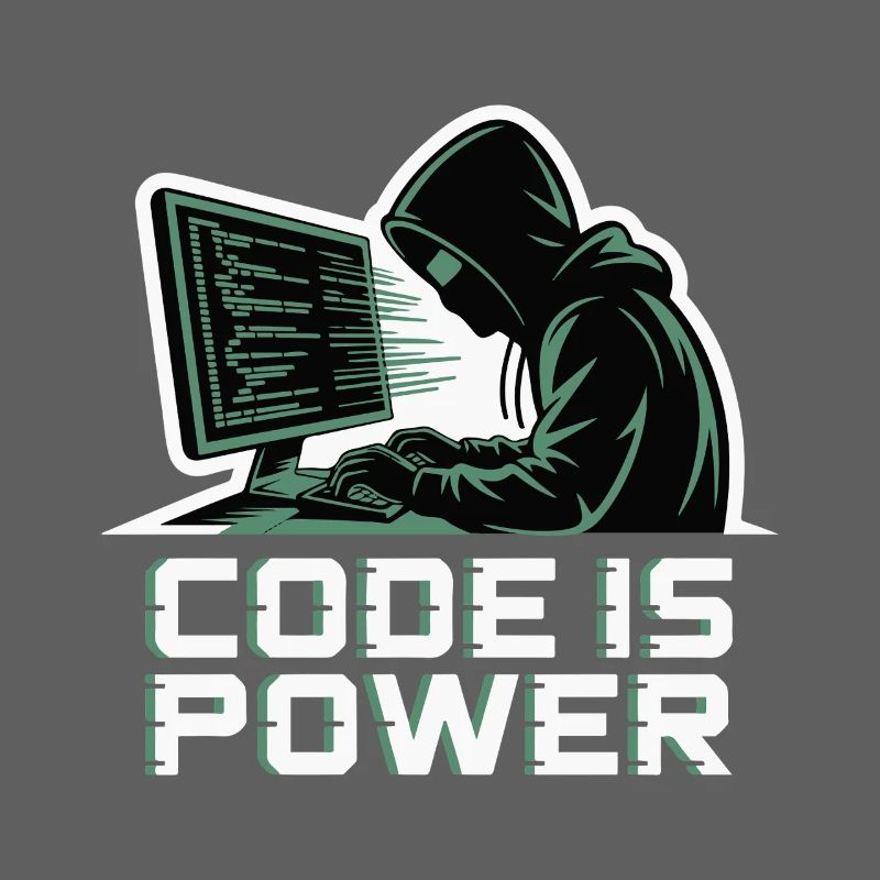 Cyber Hacker Code Infinity Design