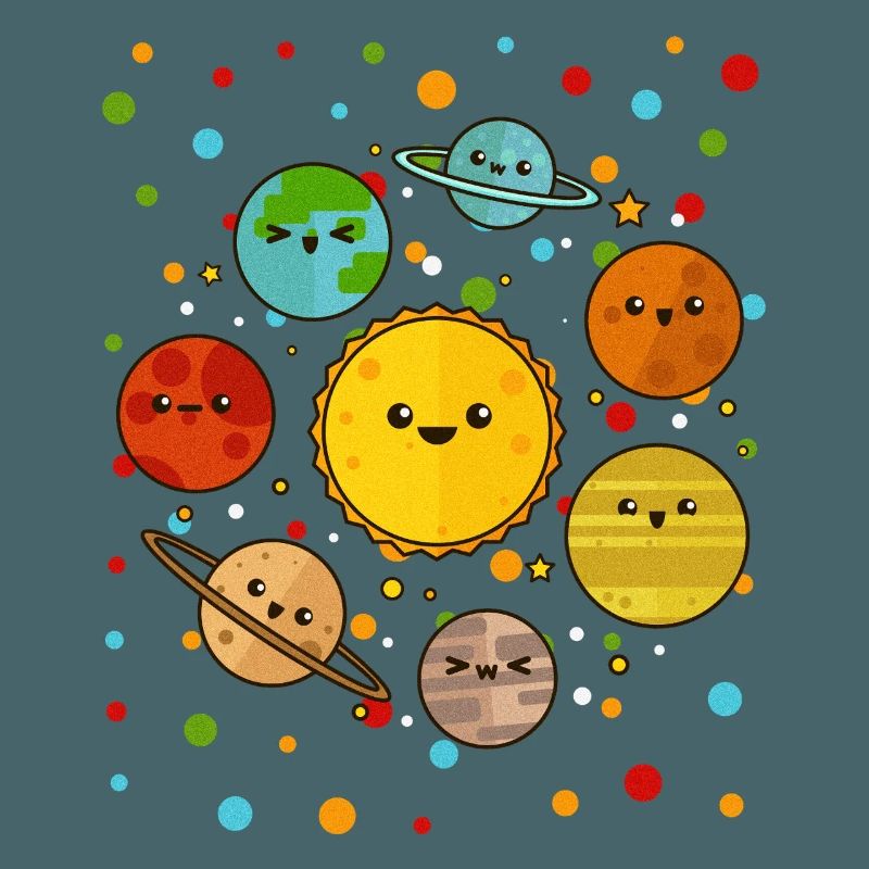 Spotty Solar System Tee