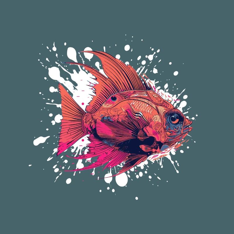 Fisch Klecks 