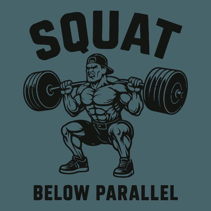 Squat Below Parallel Heavy Lifter