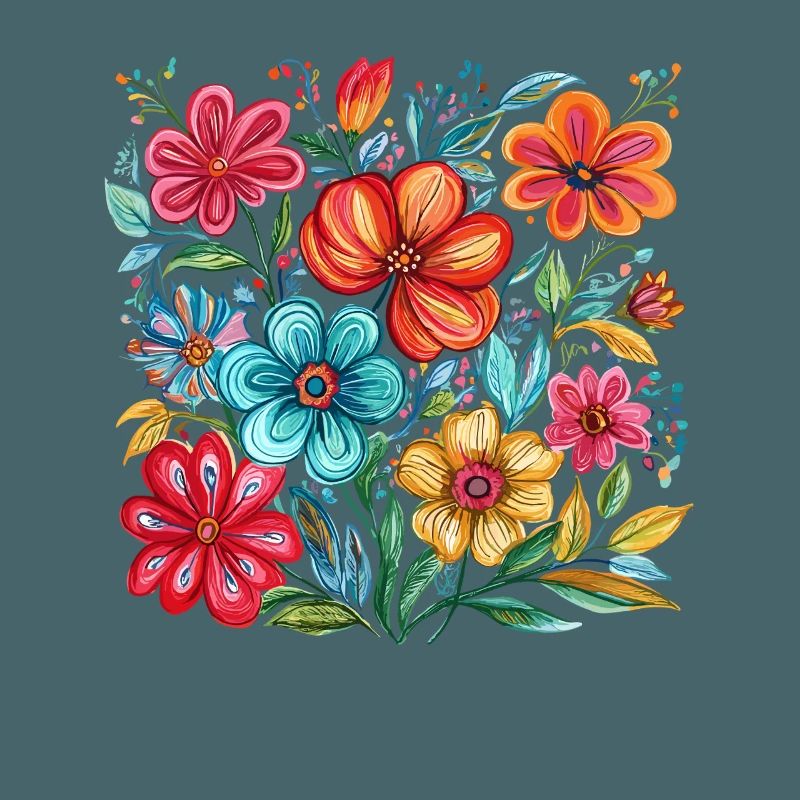 Lebendige Blumenpracht