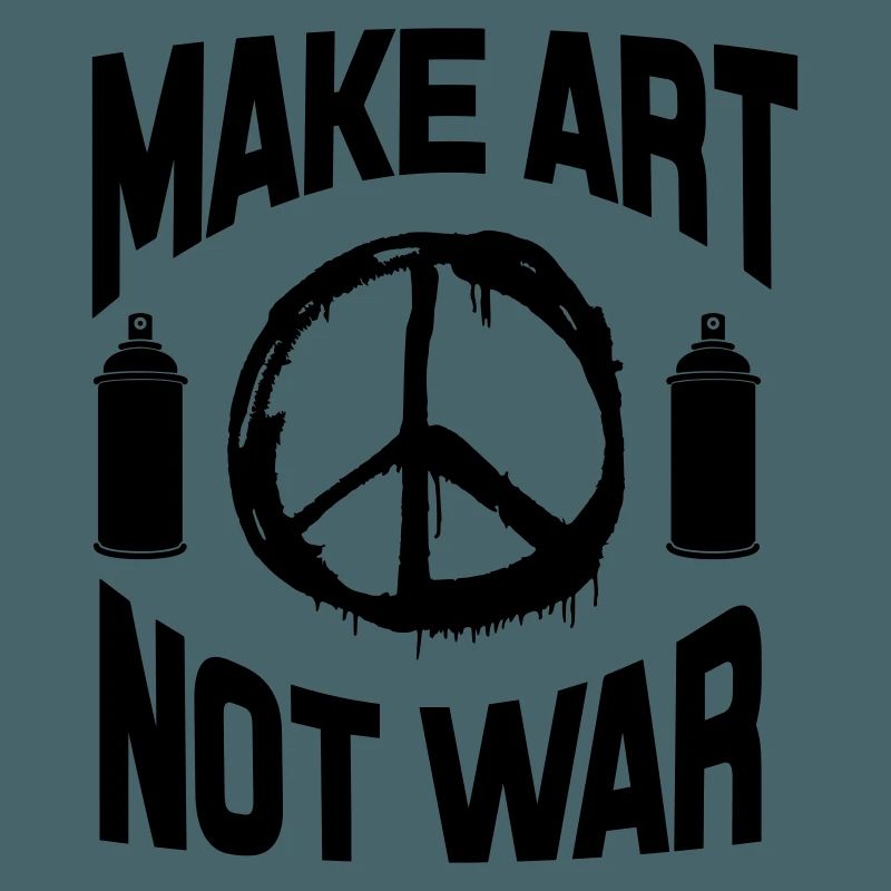 Make Art Not War – Friedens-Graffiti-Spraydose