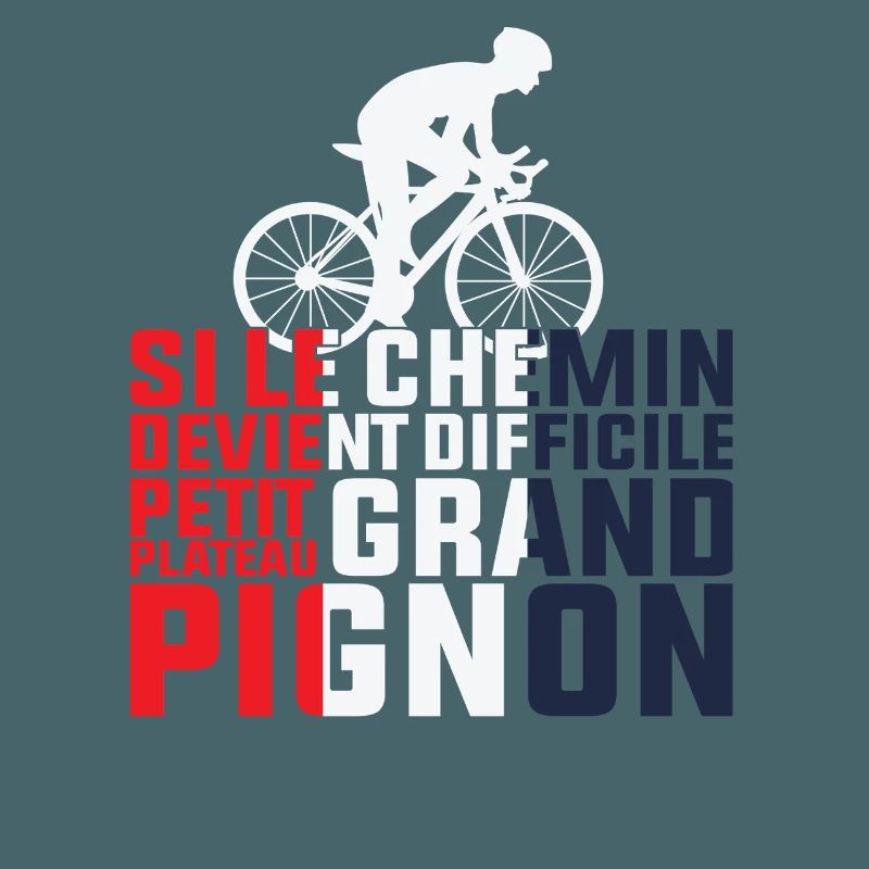 Si Le Chemin Devient Difficile - Cycliste Cadeau