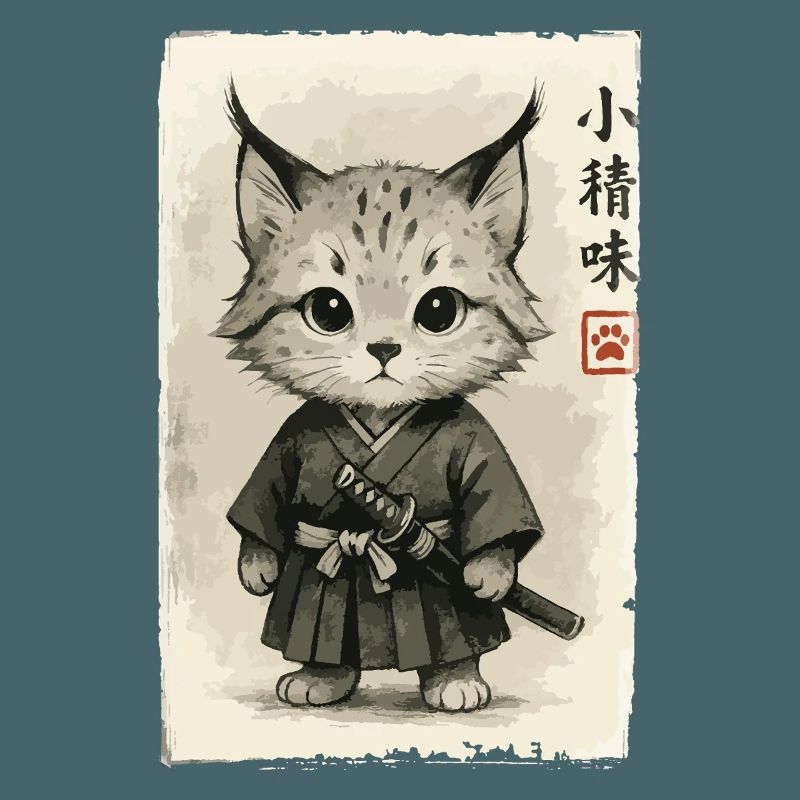 Katzen Samurai 