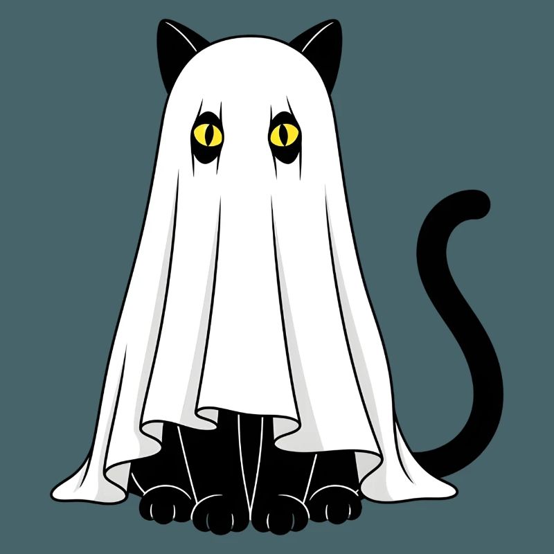 Ghost Cat Veil Ghost