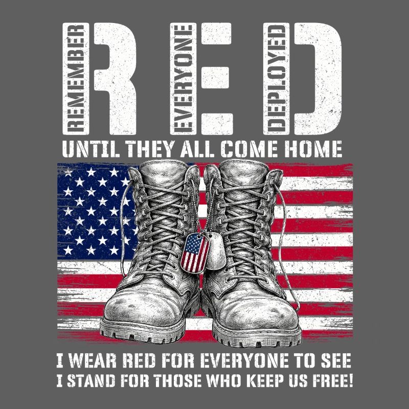 RED Friday Remember Everyone Deployed Home
