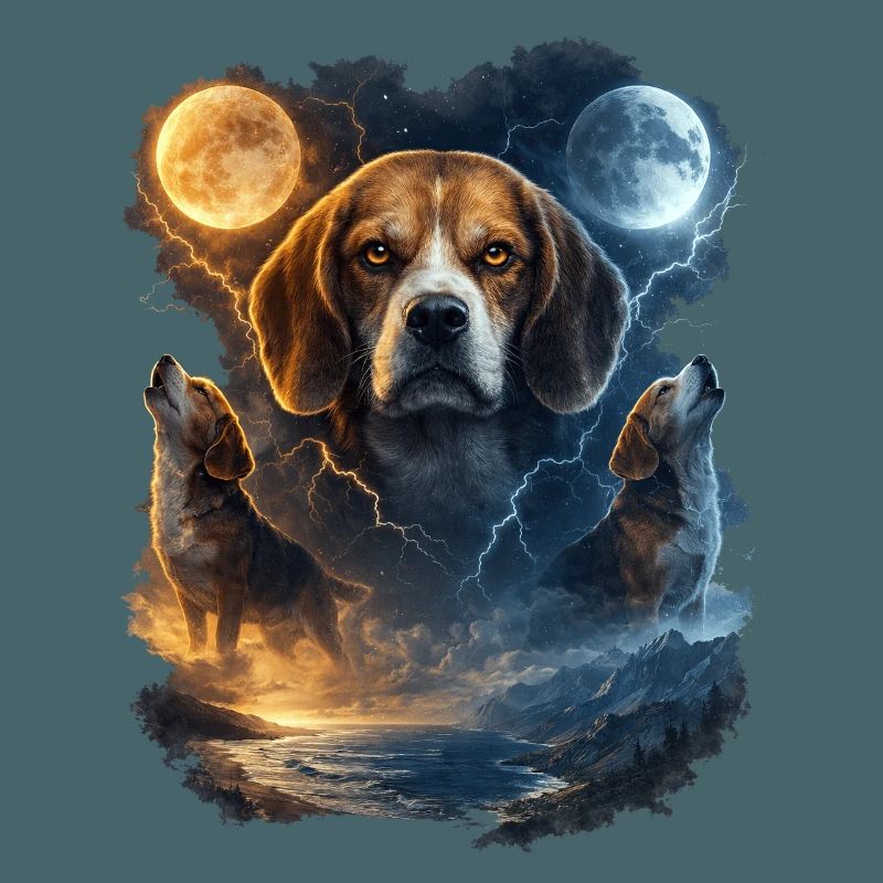 Moon Beagle Night Magic Beagle