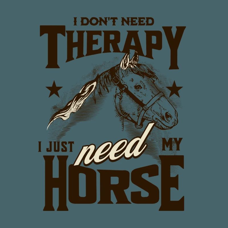 Pferdetherapie-Humor