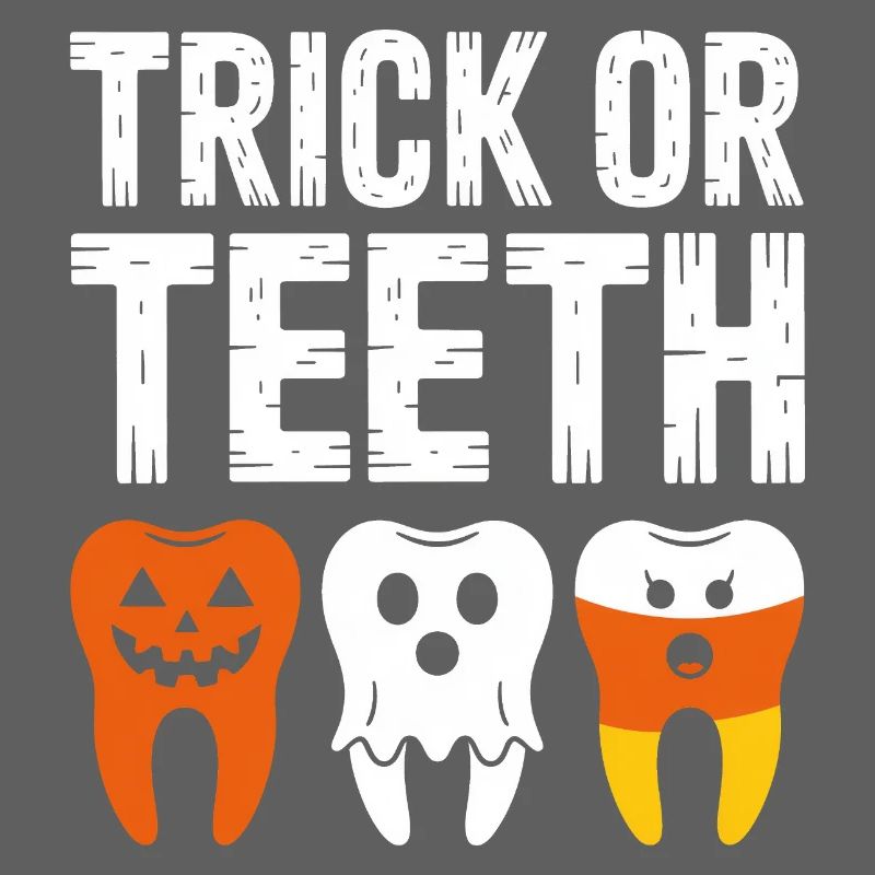 Trick oder Teeth Halloween-T-Shirt