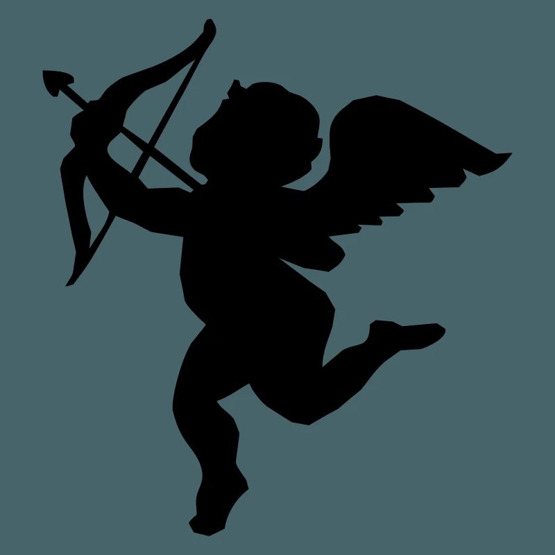 Ange avec arc et flèche, ange de l'amour